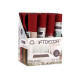 TAPETE ENTRADA VERMELHO PVC 