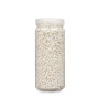 BOTE PIEDRA 2 5 MM METALIZADA 700G BLANCO
