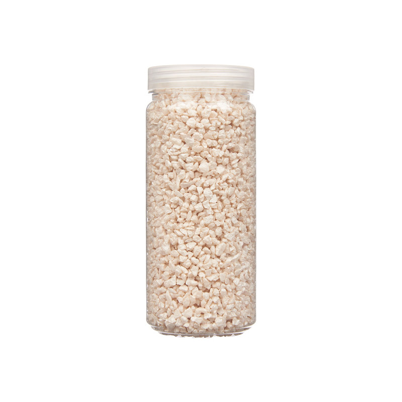 POT PIERRE 2 5 MM MÉTALLISÉE 700G CRÈME