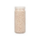 2 5 MM METALLIZED STONE JAR 700G CREAM COLOUR 