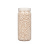 PEDRA DECORATIVA 2 5 MM METALIZADA 700G CREME