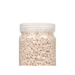 PEDRA DECORATIVA 2 5 MM METALIZADA 700G CREME