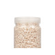 2 5 MM METALLIZED STONE JAR 700G CREAM COLOUR 