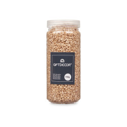 POT PIERRE 2 5 MM MÉTALLISÉE 700G BEIGE