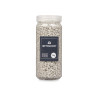 2 5 MM METALLIZED STONE JAR 700G GREY