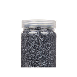 POT PIERRE 2 5 MM MÉTALLISÉE 700G NOIR