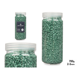 PEDRA DECORATIVA 2 5 MM METALIZADA 700G MENTA