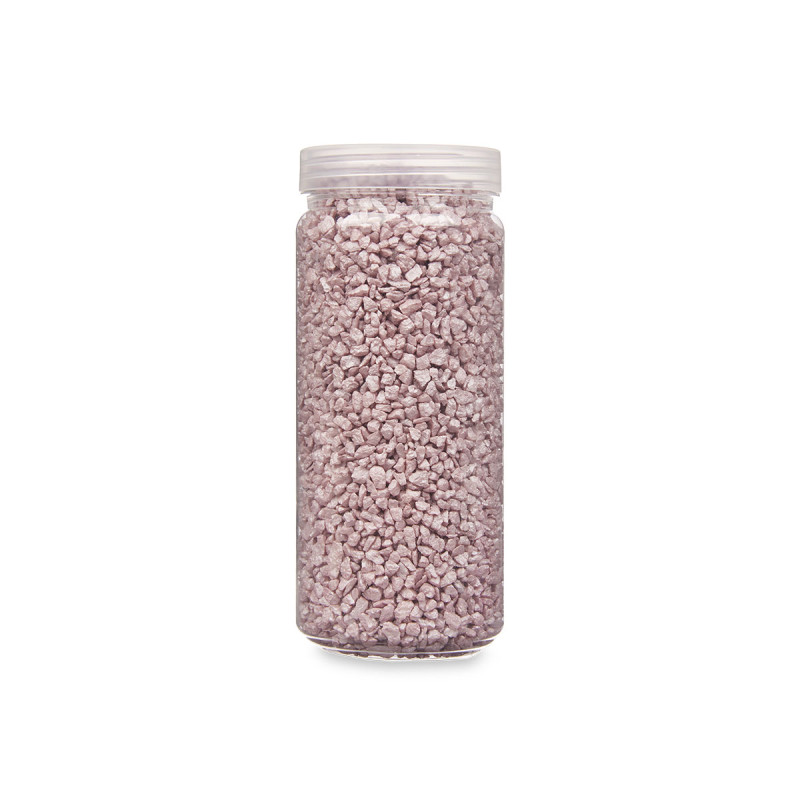 PEDRA DECORATIVA 2 5 MM METALIZADA 700G ROSA