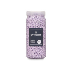 BOTE PIEDRA 2 5 MM METALIZADA 700G LILA