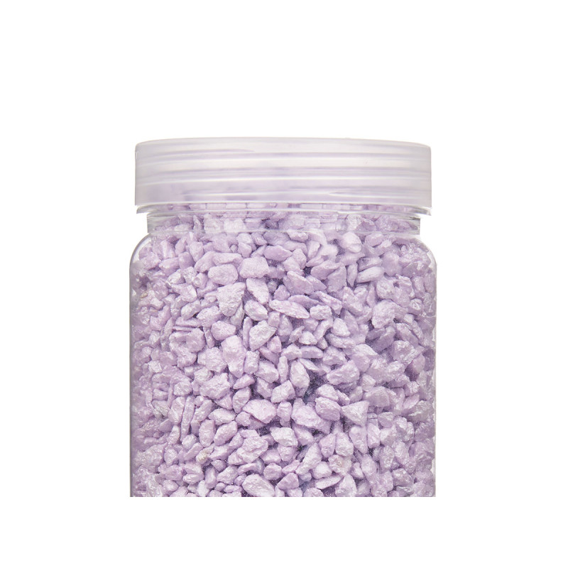 BARATTOLO PIETRA 2 5 MM METALLIZZATO 700G LILLA