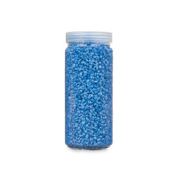 2 5 MM METALLIZED STONE JAR 700G BLUE