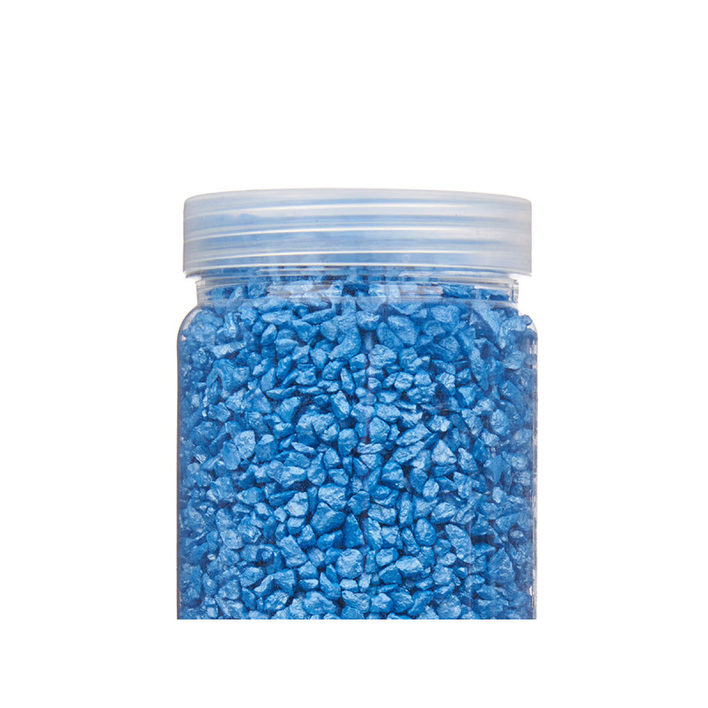 BARATTOLO PIETRA 2 5 MM METALLIZZATO 700G BLU