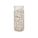 POT PIERRE 10 20 MM MÉTALLISÉE 700G BLANCHE
