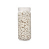 POT PIERRE 10 20 MM MÉTALLISÉE 700G BLANCHE