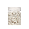 PEDRAS DECORATIVAS METALIZ 10 20 MM 700G BRANCAS