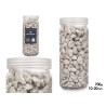 PEDRA DECORATIVA 10 20 MM METALIZADO 700G CINZA
