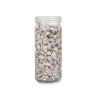 PEDRA DECORATIVA 10 20 MM METALIZADO 700G CINZA