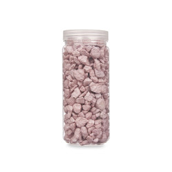POT PIERRE 10 20 MM MÉTALLISÉE 700G ROSE