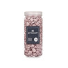 BOTE PIEDRA 10 20 MM METALIZADA 700G ROSA