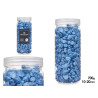 10 20 MM METALLIZED STONE JAR 700G BLUE