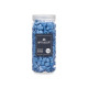PEDRA DECORATIVA 10 20 MM METALIZADO 700G AZUL