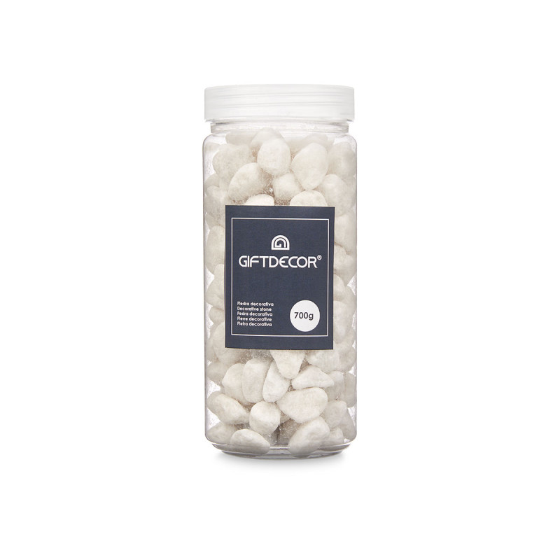 PEDRA DECORATIVA 10 20 MM 700G BRANCA