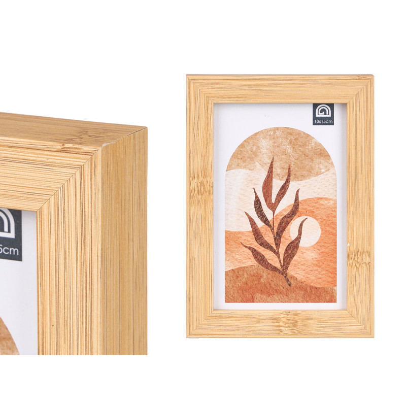 CADRE PHOTO EFFET BAMBOU 10X15