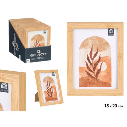 PORTAFOTO EFECTO BAMBU 15X20