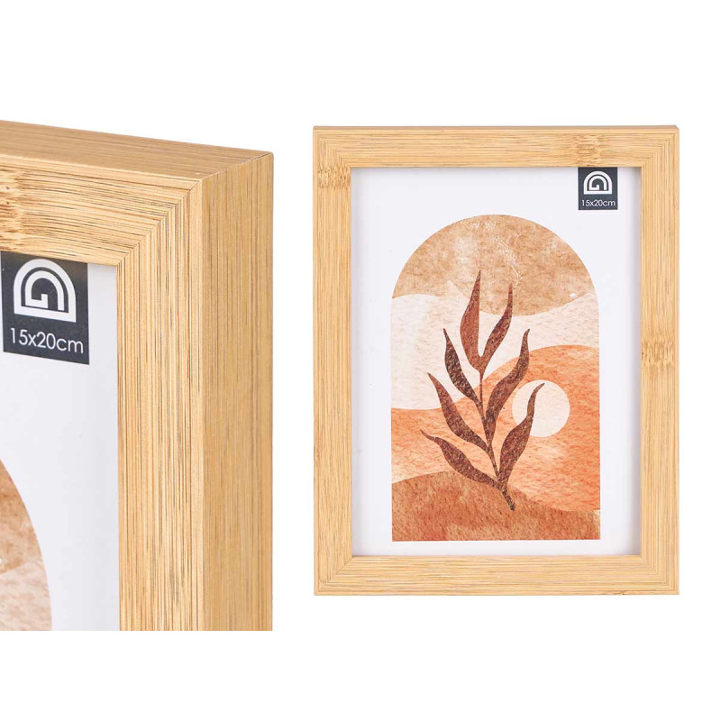 MOLDURA EFEITO BAMBU 15X20CM