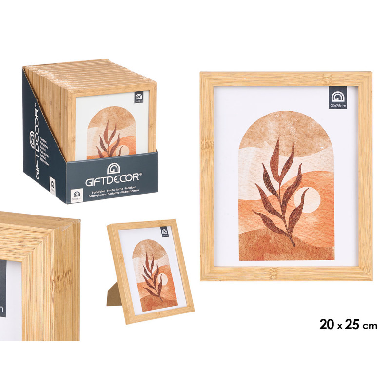 PHOTO FRAME BAMBOO EFFECT 20X25