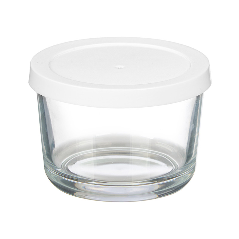 SET 3 WHITE ROUND LUNCH BOX