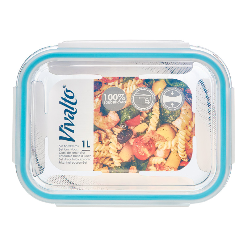 BOÎTE HERMÉTIQUE EN BOROSILICATE 1000ML