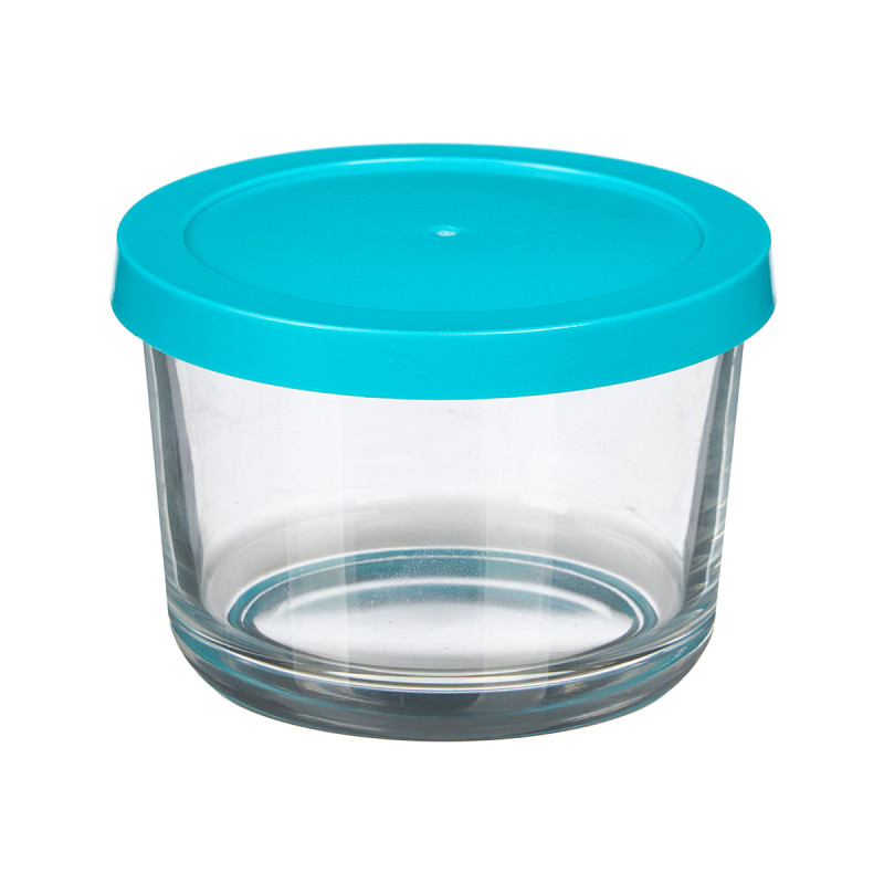 SET 3 BLUE ROUND LUNCH BOX