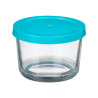 SET 3 BLUE ROUND LUNCH BOX