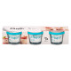 SET 3 BOÎTES RONDES BLEUES 200ML
