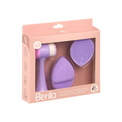 SET 3PCS EXFOLIANT VISAGE ASSORT 2 COULEURS