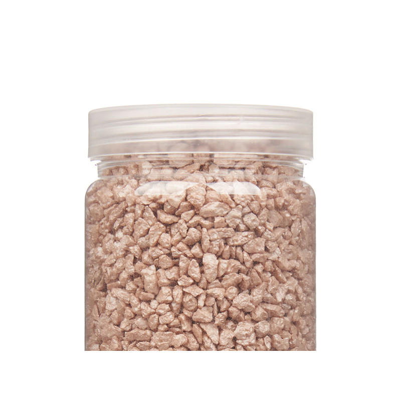 PEDRAS DECORATIVAS METALIZ 2 5 MM 700G CASTANHAS