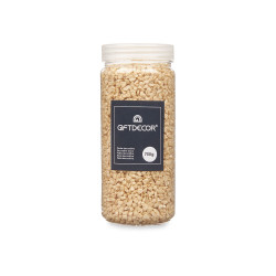 PEDRA DECORATIVA 2 5 MM METALIZADA 700G AMARELA