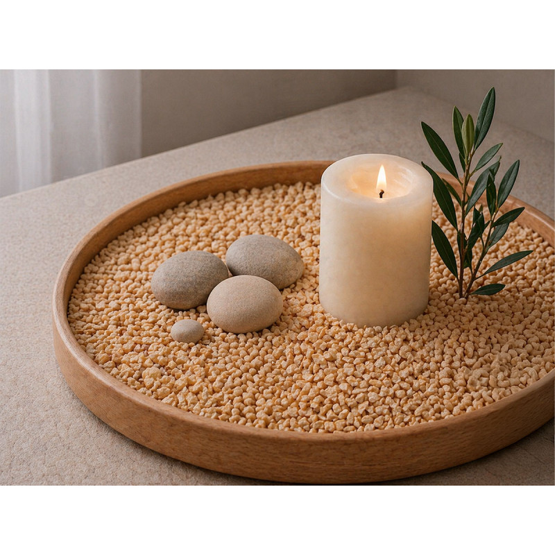 PEDRA DECORATIVA 2 5 MM METALIZADA 700G AMARELA