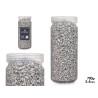 PEDRAS DECORATIVAS METALIZ 2 5 MM 700G PRATEADAS