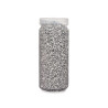 2 5 MM METALLIZED STONE JAR 700G SILVER