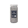 PEDRAS DECORATIVAS METALIZ 2 5 MM 700G PRATEADAS