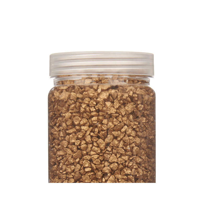 BOTE PIEDRA 2 5 MM METALIZADA 700G ORO
