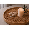 PEDRAS DECORATIVAS METALIZ 2 5 MM 700G DOURADAS