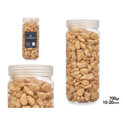 POT PIERRE 10 20 MM MÉTALLISÉE 700G BEIGE