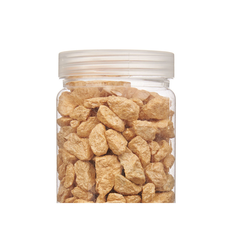 BARATTOLO PIETRA 10 20 MM METALLIZZATO 700G BEIGE