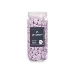 POT PIERRE 10 20 MM MÉTALLISÉE 700G LILAS