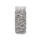 PEDRA DECORATIVA 10 20 MM METALIZADO 700G PRATEADA