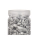 PEDRA DECORATIVA 10 20 MM METALIZADO 700G PRATEADA