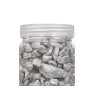 PEDRA DECORATIVA 10 20 MM METALIZADO 700G PRATEADA